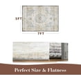 thumbnail image 2 of -Runner Rug X Rugs for Living Room- Machine Washable Rug-Soft Living Room Rug-Vintage Non Slip Carpet-Rugs for Bedrooms Dining Office, 2 of 7