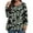 Dark Green_#61605, variant on Homozy Plus Size Long Sleeve Tops for Women 2026 Fall Floral V Neck Shirts Casual Autumn Tunic Blouse