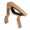 thumbnail image 2 of Guitar Capo, Firm Locking Quick Release Capos Accessory Portable With 5Pcs Pick For Playing Dark Wood Colour,Light Wood Colour,Black, 2 of 8