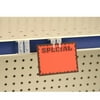 Gondola Shelving Ticket Channel Sign Holder, Clip on Sign Grip for Shelf, 100 Pack