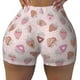 thumbnail image 2 of Balery Strawberry Cake Pantalones cortos de entrenamiento estampados para mujer, sin costuras, ajustados, para gimnasio, yoga, correr, deportes, ejercicio activo, fitness.-Medium, 2 of 8