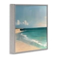 thumbnail image 3 of Stupell Industries Turquoise Horizons Abstraction Gray Framed Giclee Art design by Annabelle Hall, 24 x 24, 3 of 8