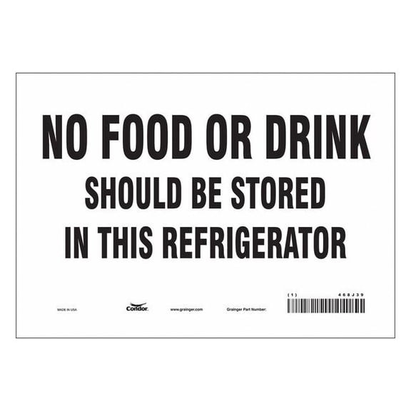 Condor Safety Sign,7 in x 10 in,Vinyl 468J39