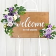 thumbnail image 5 of Wedding Arch Flowers Set of 2 for Wedding Welcome Sign Artificial Wedding Flower, 5 of 5