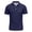 Navy #017, variant on Mens Polo Shirts Short Sleeve Solid Color Golf Shirts for Men Casual Summer Classic Collar Shirts with Pocket, XL