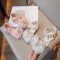 thumbnail image 4 of Paokuoon Little Kids Girls Sandals Toddler Summer Outdoor Casual Beach Shoes with Flower Bowknot Walking Shoes, 4 of 8
