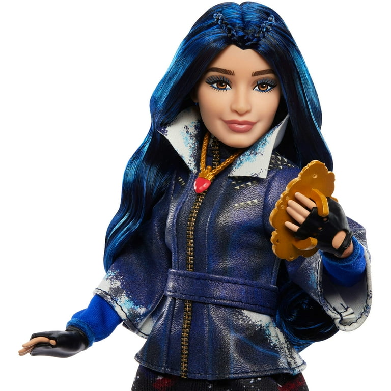 evie blue dress descendants 2 Descendants, Doll, Isle of the Lost Anniversary with Magic Mirror Inspired by Evie of