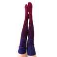 thumbnail image 2 of Sylvamorning Female Knitted Socks, Gradient Color Long Tube Socks Woolen Stocking, 2 of 9