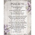 thumbnail image 1 of Placa de madera DEXSA Salmo 91 – Fabricada en los Estados Unidos – 11.75 x 15 pulgadas – Elegante marco vertical decoración para colgar en la pared | Porque me ama dice el Señor | Familia cristiana re, 1 of 1