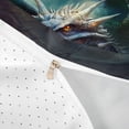 thumbnail image 4 of Homewish Wild Dragon Twin Duvet Cover,Vintage Wildlife Twin Bedding,Blue,Reversible,2pcs,1 Duvet Cover and 1 Pillowcase, 4 of 6