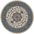 thumbnail image 2 of Art Carpet 841864105513 5 x 8 ft. Kensington Collection Center Glow Border Woven Area Rug, Cream, 2 of 3