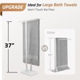 thumbnail image 6 of KES Freestanding Towel Rack with Marble Base, 37" H Standing Towel Racks for Bathroom Fits Large Bath Towels, 18/8 Stainless Steel Polished, 6 of 10