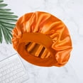 thumbnail image 3 of D-GROEE Satin Bonnet Satin Bonnet,Hair Bonnets for Curly Hair Sleeping for Women Satin Sleep Cap, Sleep Bonnets for Men Curly Hair,Satin Bonnet with Elastic Soft Band Big Bonnet, 3 of 6