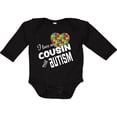 thumbnail image 3 of Inktastic I Love my Cousin with Autism Boys or Girls Long Sleeve Baby Bodysuit, 3 of 5