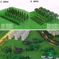 thumbnail image 5 of 50Pcs Miniature Trees Model Train Scenery Landscape Scale Railroad Wargame Green Plastic Handmade Realistic Decoration, 5 of 6
