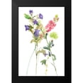 thumbnail image 2 of Wang, Melissa 11x14 Black Modern Framed Museum Art Print Titled - Watercolor Floral Study IV, 2 of 5