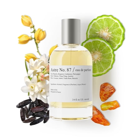 SENTA Astre No. 87 - Eau De Parfum Inspired by Tom Ford's Soleil Blanc, Long-Lasting Perfume For Women & Men, Paraben Free, Vegan, Clean Ingredients, Unisex Fragrance - Spray 100 ml (3.4 fl. oz.)