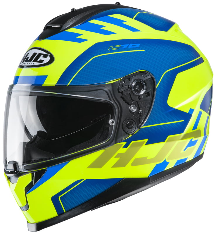 HJC C70 Eura MC2SF Full-Face Helmet Matte Black/Blue