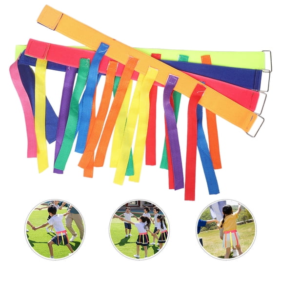 Niceauty Community Events Catch Tail Game Belts Green 4Pcs
