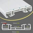 thumbnail image 4 of GXCZ Curtain Rods For Windows Double Curtain Track Heavy-Duty Conjoined Curtain Rail, Silent Track Curtains Ceiling Mount, Ceiling Track For Curtains Room Divider(600cm(4 * 150cm)), 4 of 7
