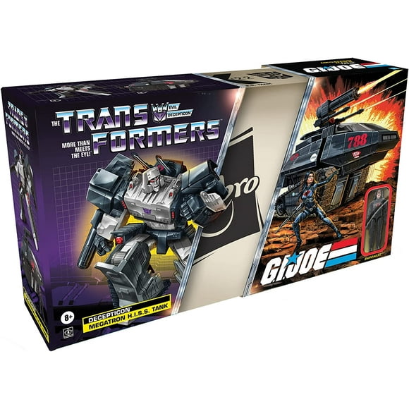 Transformers Generations Collaborative: G.I. Joe Mash-Up, Megatron H.I.S.S. Tank with Cobra Baroness Figure