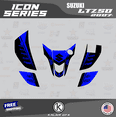 thumbnail image 4 of Kalair GFX Graphics Kit for Suzuki LTZ-50 (2007+) Icon Series, 4 of 5