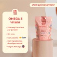 thumbnail image 4 of Vitatú | Omega 3 Aceite de Pescado, 1200 mg EPA + DHA, 90 cápsulas blandas, Patente EPAX, Origen Noruego, Suplemento Alimenticio, Omega 3 sin olor, 4 of 7