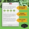 thumbnail image 2 of Bush Bean Seeds Variety Pack - 4 Heirloom Full Sun Annual Vegetables, 2 of 6