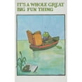 thumbnail image 2 of Tomi Ungerer 17x24 Gold Ornate Framed and Double Matted Museum Art Print Titled - It's a Whole Great Big Fun Thing (1972), 2 of 4