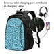 thumbnail image 2 of Easygdp Beautiful Floral Mochila para Laptop de Viaje con Puerto USB, Mochila para Laptop con Puerto de Carga USB para Mujeres y Hombres, 2 of 7