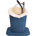 thumbnail image 2 of Pack of 2 Soft Plush Lined Eyeglasses Holder Stand Protective Glasses Holder Stand, 2 of 6