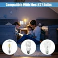 thumbnail image 4 of E27 Socket with Wireless Switch, 2 Pieces 360 Degree Adjustable e27 Bulb Holder, Light Bulb Socket Adapter, for Bedroom Kitchen Office, Bed Reading Lamp, 4 of 5