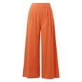 thumbnail image 4 of Trendy Women's Trousers Suit Set with Sleeveless Vest and Wide Leg Pants for Casual Styling, 4 of 8