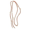 thumbnail image 4 of Cinturón de cintura fina con decoración de perlas para mujer, 1 pieza Camello, 4 of 9