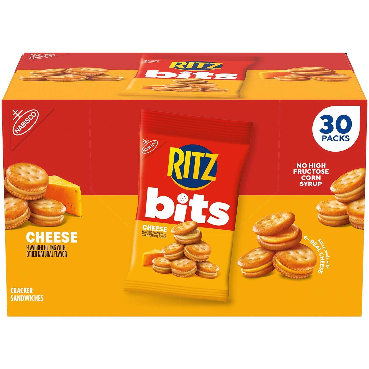 Nabisco, Ritz Bits Cheese Crackers, 1.0 oz. (48 Count) - Walmart.com
