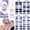 Black, variant on DUKASOU Semi Cured Gel Nail Strips, 28pcs Halloween Nail Poliah Art Stickers Wraps spiderweb Gel Nail Stickers for Women