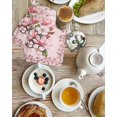 thumbnail image 4 of Pink Orchid Kitchen Dish Towels for Drying Dishes Set of 3, Spring Floral Flowers Leaves Botanical Waffle Weave Microfiber Hand Tea Bathroom Towels Quick Dry & Absorbent Towel 15.7x23.6, 4 of 7