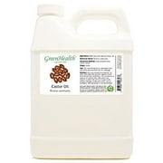 Castor Oil - 32 fl oz (946 ml) plastic jug w/ cap - 100%  Pure Carrier Oil - GreenHealth