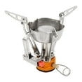 thumbnail image 4 of Peahefy Mini Réchaud à Gaz, Mini Réchaud de Camping Extérieur Portable Coupe-Vent Réchaud à Gaz Pliable pour Pique-Nique, Mini Réchaud Coupe-Vent, 4 of 8