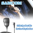thumbnail image 2 of Micrófono SAMCOM con altavoz de hombro para radios bidireccionales, 2 of 6