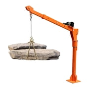 Miumaeov 1100 LB Truck-Mounted Crane Hoist Truck-Mounted Crane with 12V Electric Winch 360 Swivel Pickup Truck Jib Cranes