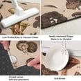 thumbnail image 3 of Brown Mushroom Specimen Beige Pattern Kitchen Rug Mat,Kitchen Runner Rugs Non Skid Washable,Decorative Kitchen Floor Mats for Kitchen,Sink,Laundry,17"X47", 3 of 5