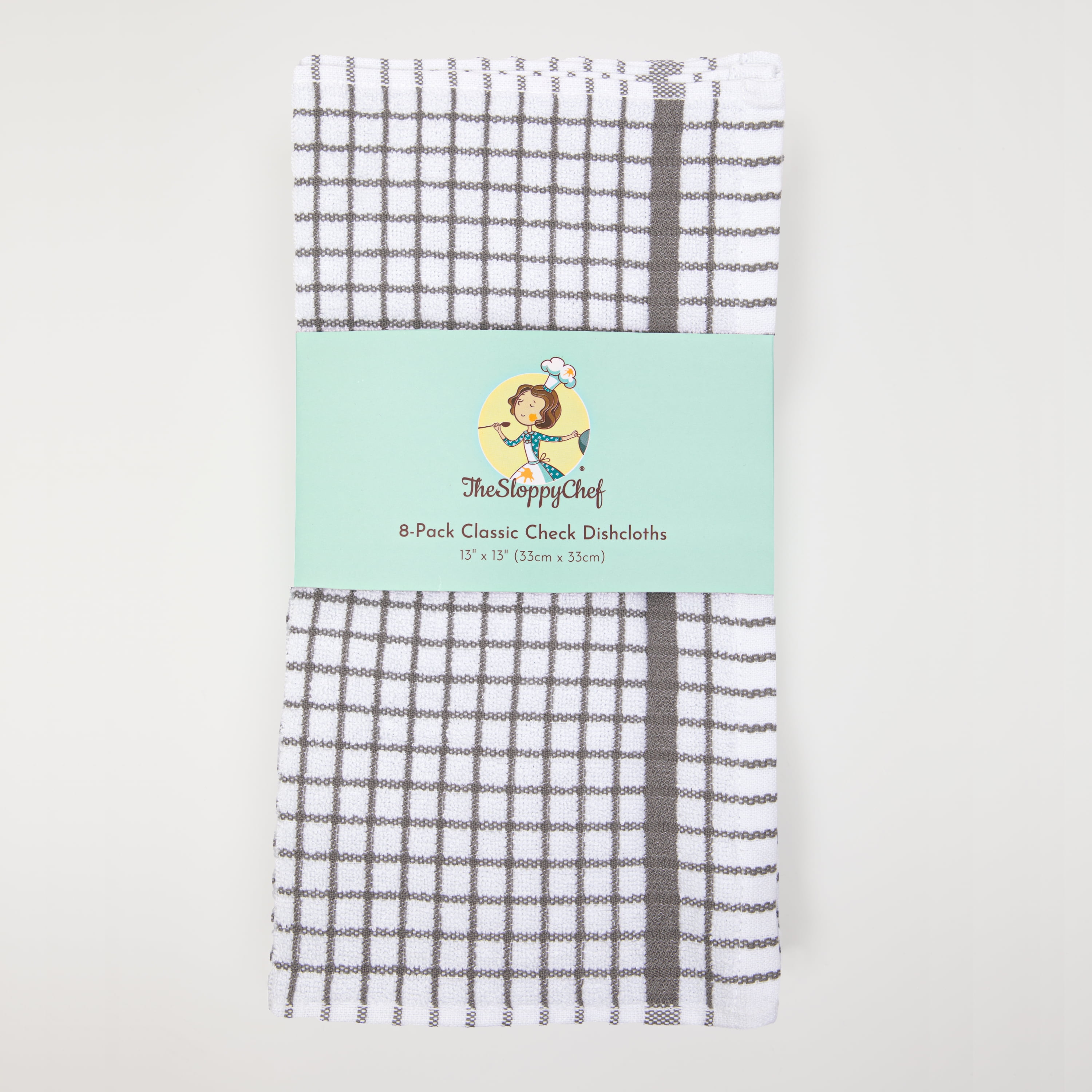Wonderdry Organic Cotton Dish Cloths: Loops, Quick-Drying, Absorbent,  Checkered