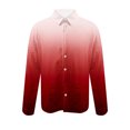 thumbnail image 4 of Njagoc3 Mens Long Sleeve Shirt, Classic Collar, Ombre Print, Comfortable and Skin-Friendly, Casual Fashion, Great for Daily Wear and Outdoor Activities, 4 of 6
