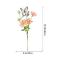thumbnail image 3 of 2 Pack Artificial Flower Bouquet, Fake Cosmos Flowers, Realistic Floral Arrangement for Home Decor, Wedding Centerpiece, Table Decor, Vase Filler, No Maintenance Faux Flowers, Pink Red Yellow Orange, 3 of 5