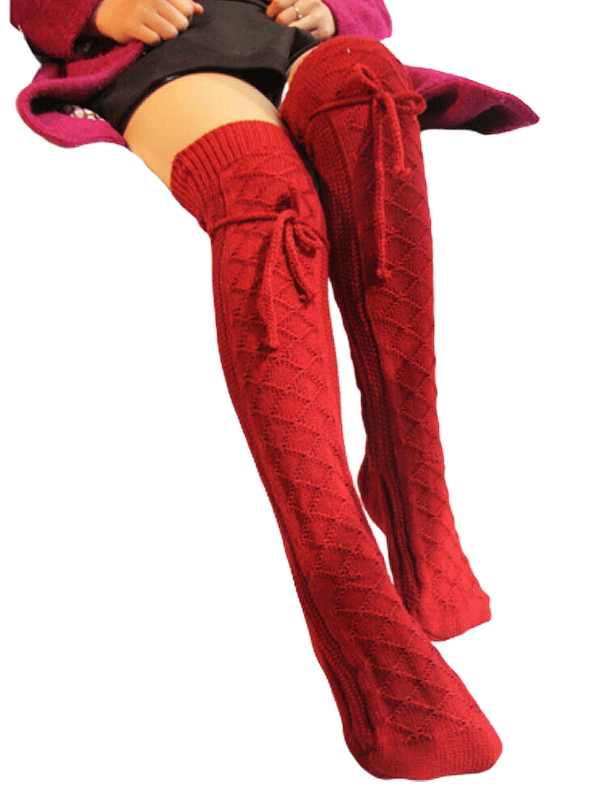 long sock boots beige