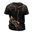 thumbnail image 4 of European And American Round Neck Casual Ethnic Style Retro Printed Short Sleeve T-shirt Top3XL, 4 of 5