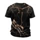 thumbnail image 4 of European And American Round Neck Casual Ethnic Style Retro Printed Short Sleeve T-shirt TopL, 4 of 5