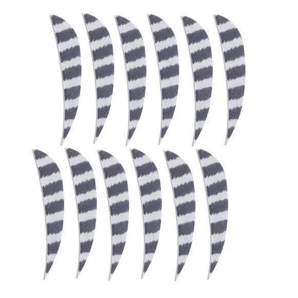 12 Pcs Plumes de Dinde Drapeaux de Plumes de 3 Pouces pour Bricolage. Blanc