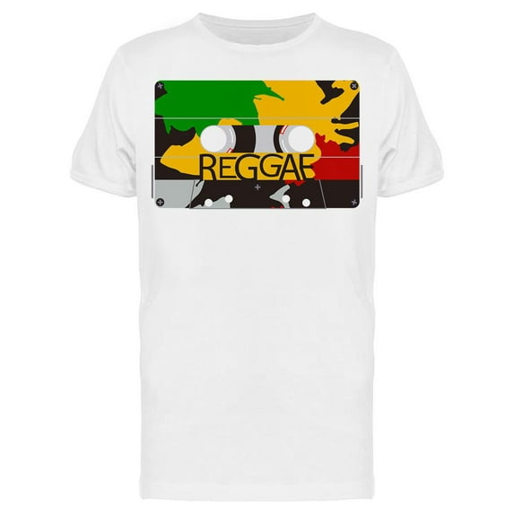 Reggae Cassette Tape T-Shirt Men -Image by Shutterstock, Male XX-Large